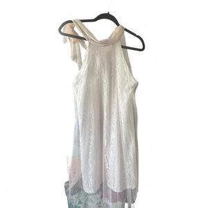 Elegant Lace Halter Top dress